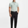 Centred-logo slim-fit polo shirt in cotton piqué