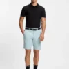 Centred-logo slim-fit polo shirt in cotton piqué