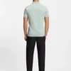 Centred-logo slim-fit polo shirt in cotton piqué
