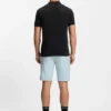 Centred-logo slim-fit polo shirt in cotton piqué