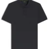 Centred-logo slim-fit polo shirt in cotton piqué