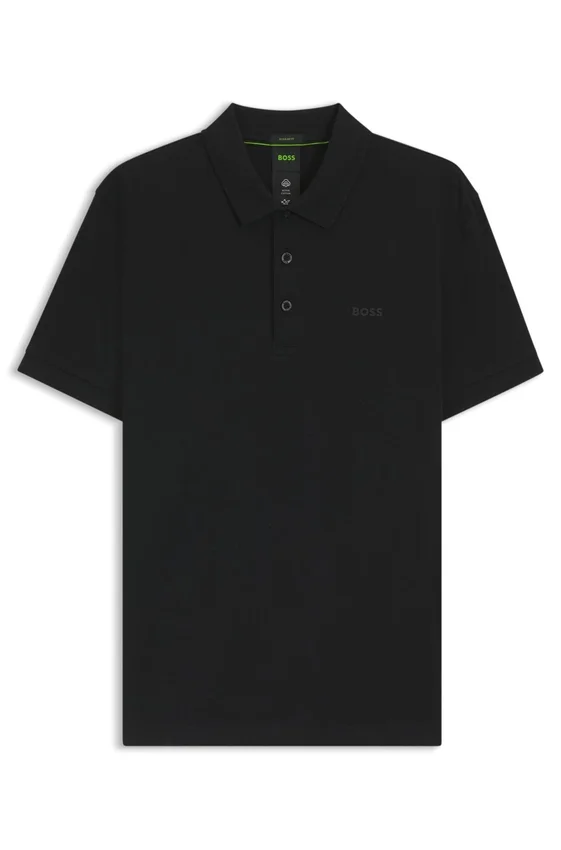 Check-jacquard polo shirt in cotton Check-jacquard polo shirt in cotton
