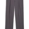 Checked modern-fit trousers in stretch cloth