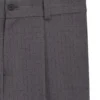 Checked modern-fit trousers in stretch cloth