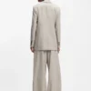 Checked regular-fit blazer in stretch wool Checked regular-fit blazer in stretch wool