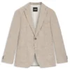 Checked regular-fit jacket in comfort-stretch cloth