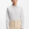 Checked regular-fit shirt in Italian-made cotton