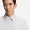 Checked regular-fit shirt in Italian-made cotton
