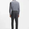 Checked regular-fit shirt in performance-stretch fabric