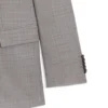 Checked regular-fit suit in virgin wool