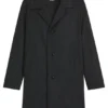 Checked relaxed-fit coat in wool and cashmere