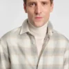 Checked relaxed-fit shirt in cotton flannel