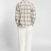 Checked relaxed-fit shirt in cotton flannel