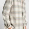 Checked relaxed-fit shirt in cotton flannel
