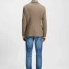 Checked slim-fit jacket in stretch cloth Checked slim-fit jacket in stretch cloth