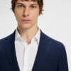 Checked slim-fit jacket in stretch cloth Checked slim-fit jacket in stretch cloth
