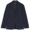 Checked slim-fit jacket in virgin wool