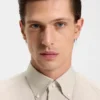 Checked slim-fit shirt in cotton flannel Checked slim-fit shirt in cotton flannel
