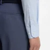 Checked slim-fit shirt in performance-stretch fabric
