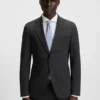 Checked slim-fit suit in stretch wool Checked slim-fit suit in stretch wool
