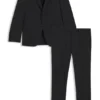 Checked slim-fit suit in stretch wool Checked slim-fit suit in stretch wool