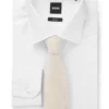 Checked tie in Italian-made linen and silk