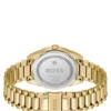 Cheswick gold-tone watch with fluted bezel