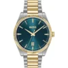 Cheswick two-tone watch with fluted bezel
