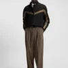 Chevron-tape zip-up sweatshirt in a relaxed fit Chevron-tape zip-up sweatshirt in a relaxed fit
