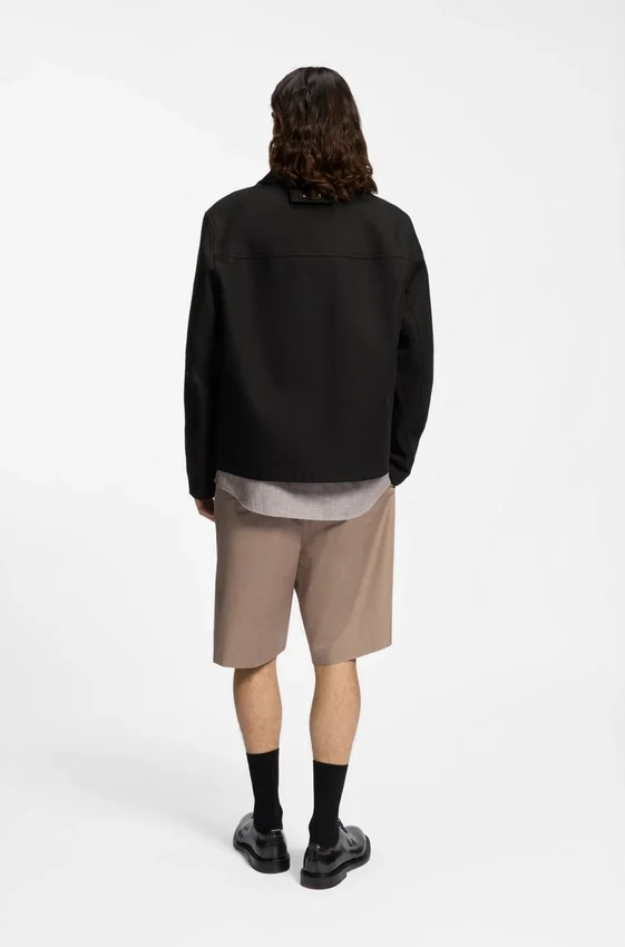 Coach jacket in double-faced cotton Coach jacket in double-faced cotton