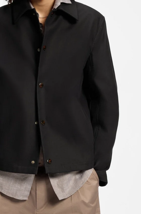 Coach jacket in double-faced cotton Coach jacket in double-faced cotton