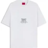 Collegiate-artwork T-shirt in cotton jersey