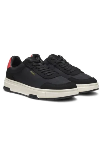 Color-block trainers with logo detail