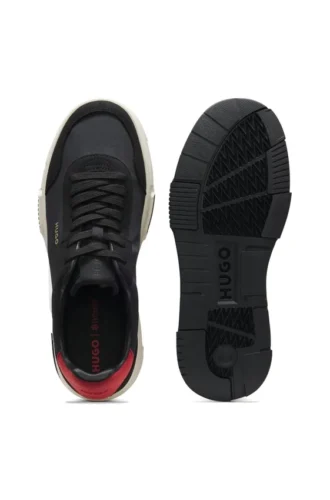 Color-block trainers with logo detail