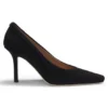 Comfort-insole pumps in suede