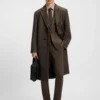 Concealed-closure coat in a regular fit Concealed-closure coat in a regular fit