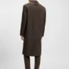 Concealed-closure coat in a regular fit Concealed-closure coat in a regular fit