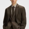 Concealed-closure coat in a regular fit Concealed-closure coat in a regular fit
