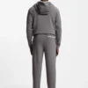 Contrast-binding tracksuit bottoms in a cotton blend