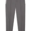 Contrast-binding tracksuit bottoms in a cotton blend