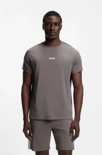 Contrast-insert pyjamas in a cotton blend