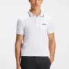 Contrast-logo polo shirt in a slim fit