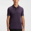 Contrast-logo polo shirt in a slim fit