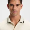 Contrast-logo polo shirt in a slim fit
