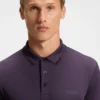 Contrast-logo polo shirt in a slim fit