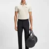 Contrast-logo polo shirt in a slim fit