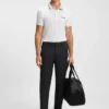 Contrast-logo polo shirt in a slim fit
