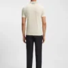 Contrast-logo polo shirt in a slim fit
