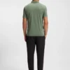 Contrast-logo polo shirt in a slim fit