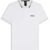 Contrast-logo polo shirt in a slim fit